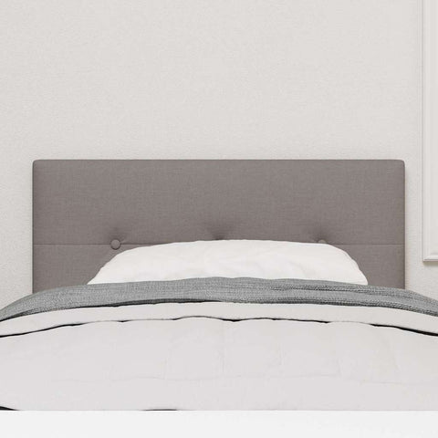 vidaXL Headboard Height Adjustable with Headboard Taupe 80 cm Fabric