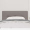 vidaXL Headboard Height Adjustable with Headboard Taupe 80 cm Fabric