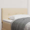 vidaXL Headboard Height Adjustable with Headboard Cream 80 cm Fabric