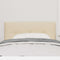 vidaXL Headboard Height Adjustable with Headboard Cream 80 cm Fabric