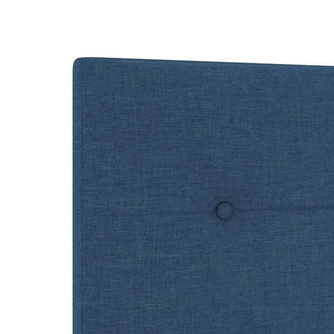 vidaXL Headboard Height Adjustable with Headboard Blue 80 cm Fabric