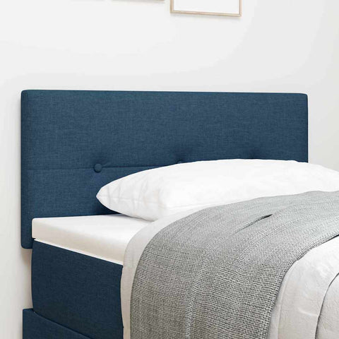 vidaXL Headboard Height Adjustable with Headboard Blue 80 cm Fabric