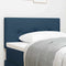vidaXL Headboard Height Adjustable with Headboard Blue 80 cm Fabric