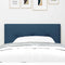 vidaXL Headboard Height Adjustable with Headboard Blue 80 cm Fabric