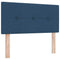 vidaXL Headboard Height Adjustable with Headboard Blue 80 cm Fabric