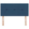 vidaXL Headboard Height Adjustable with Headboard Blue 80 cm Fabric