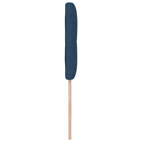 vidaXL Headboard Height Adjustable with Headboard Blue 80 cm Fabric