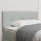 vidaXL Headboard Wall-mounted with Headboard Light grey 80 cm Velvet