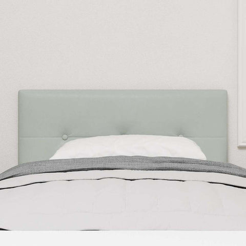 vidaXL Headboard Wall-mounted with Headboard Light grey 80 cm Velvet