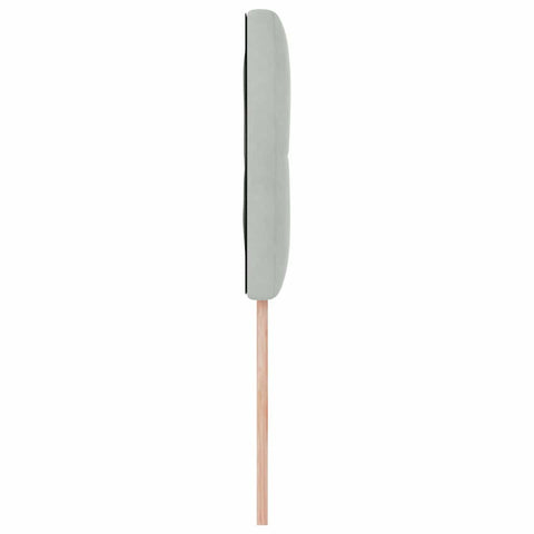 vidaXL Headboard Wall-mounted with Headboard Light grey 80 cm Velvet