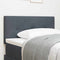 vidaXL Headboard Wall-mounted with Headboard Dark grey 80 cm Velvet