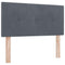 vidaXL Headboard Wall-mounted with Headboard Dark grey 80 cm Velvet