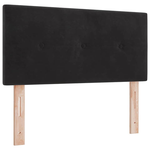 vidaXL Headboard Wall-mounted with Headboard Manual Black 80 cm Velvet