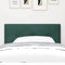 vidaXL Headboard Wall-mounted with Headboard Dark green 80 cm Velvet