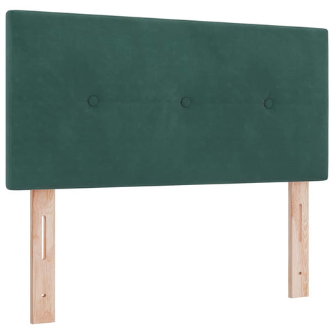 vidaXL Headboard Wall-mounted with Headboard Dark green 80 cm Velvet