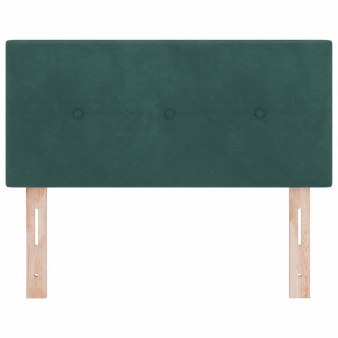 vidaXL Headboard Wall-mounted with Headboard Dark green 80 cm Velvet