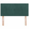 vidaXL Headboard Wall-mounted with Headboard Dark green 80 cm Velvet