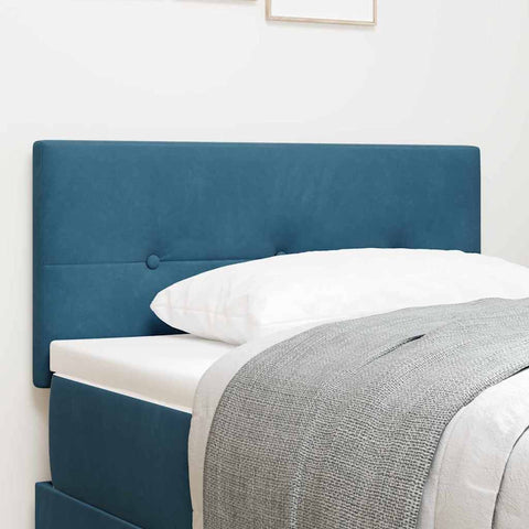 vidaXL Headboard Wall-mounted with Headboard Dark blue 80 cm Velvet