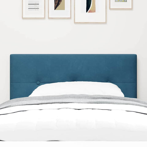 vidaXL Headboard Wall-mounted with Headboard Dark blue 80 cm Velvet