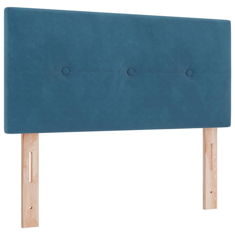vidaXL Headboard Wall-mounted with Headboard Dark blue 80 cm Velvet