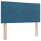 vidaXL Headboard Wall-mounted with Headboard Dark blue 80 cm Velvet