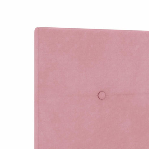 vidaXL Headboard Wall-mounted with Headboard Manual Pink 80 cm Velvet