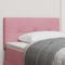 vidaXL Headboard Wall-mounted with Headboard Manual Pink 80 cm Velvet