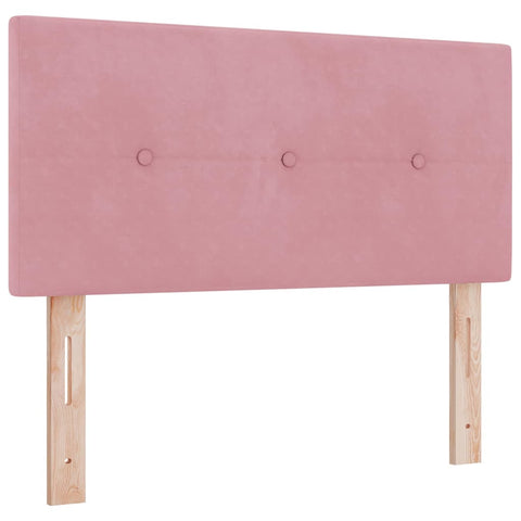 vidaXL Headboard Wall-mounted with Headboard Manual Pink 80 cm Velvet