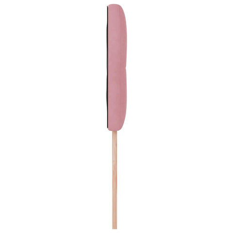 vidaXL Headboard Wall-mounted with Headboard Manual Pink 80 cm Velvet