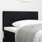 vidaXL Headboard Height Adjustable with Headboard Black 90 cm Fabric