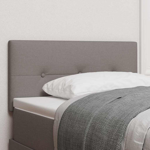 vidaXL Headboard Height Adjustable with Headboard Taupe 90 cm Fabric