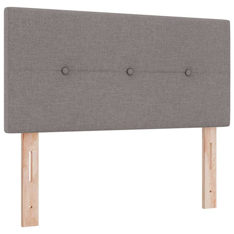 vidaXL Headboard Height Adjustable with Headboard Taupe 90 cm Fabric