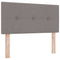 vidaXL Headboard Height Adjustable with Headboard Taupe 90 cm Fabric