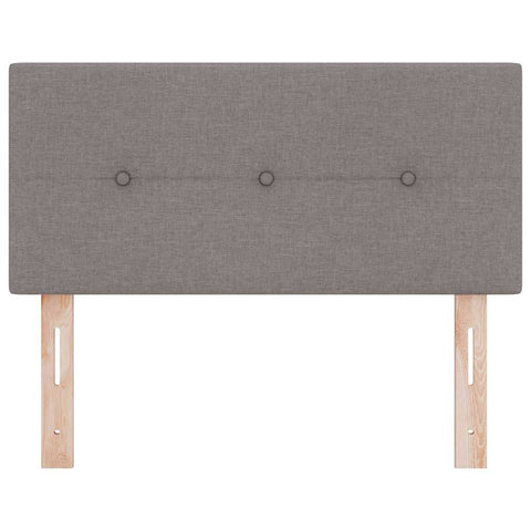 vidaXL Headboard Height Adjustable with Headboard Taupe 90 cm Fabric