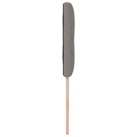 vidaXL Headboard Height Adjustable with Headboard Taupe 90 cm Fabric