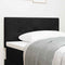 vidaXL Headboard Wall-mounted with Headboard Manual Black 90 cm Velvet