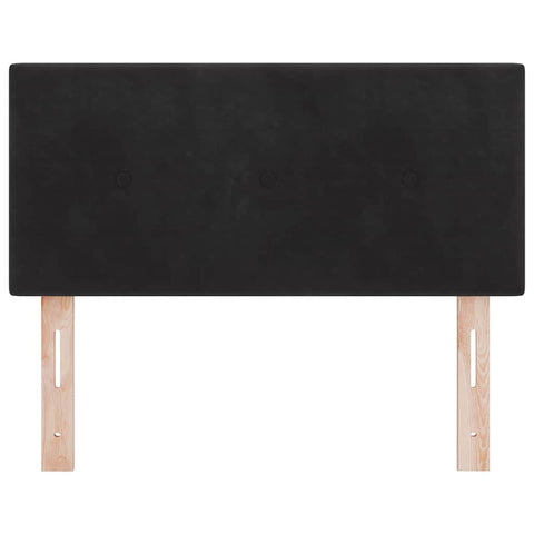 vidaXL Headboard Wall-mounted with Headboard Manual Black 90 cm Velvet