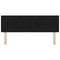 vidaXL Headboard Height Adjustable with Headboard Black 140 cm Fabric