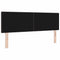 vidaXL Headboard Height Adjustable Manual Dark brown 140 cm Fabric