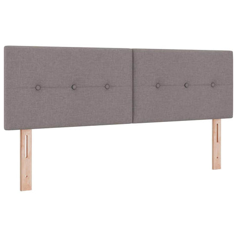 vidaXL Headboard Height Adjustable with Headboard Taupe 140 cm Fabric