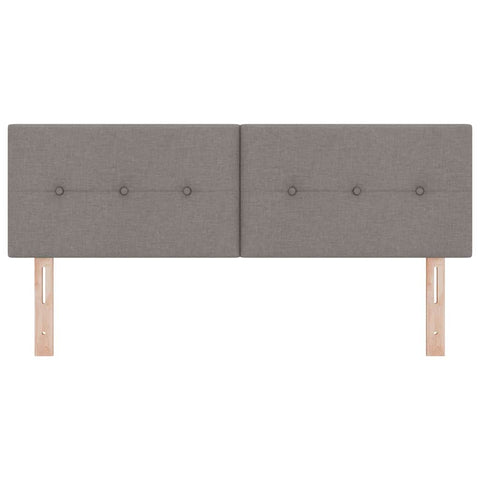 vidaXL Headboard Height Adjustable with Headboard Taupe 140 cm Fabric