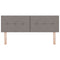 vidaXL Headboard Height Adjustable with Headboard Taupe 140 cm Fabric