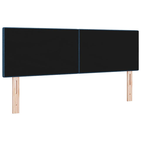 vidaXL Headboard Height Adjustable with Headboard Blue 140 cm Fabric