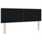 vidaXL Headboard Height Adjustable with Headboard Blue 140 cm Fabric
