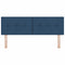 vidaXL Headboard Height Adjustable with Headboard Blue 140 cm Fabric