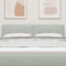 vidaXL Headboard Wall-mounted with Headboard Light grey 144 cm Velvet