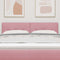 vidaXL Headboard Wall-mounted with Headboard Manual Pink 144 cm Velvet
