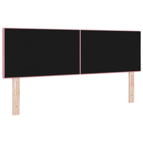 vidaXL Headboard Wall-mounted with Headboard Manual Pink 144 cm Velvet