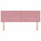 vidaXL Headboard Wall-mounted with Headboard Manual Pink 144 cm Velvet