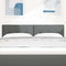 vidaXL Headboard Height Adjustable Manual Dark grey 160 cm Fabric